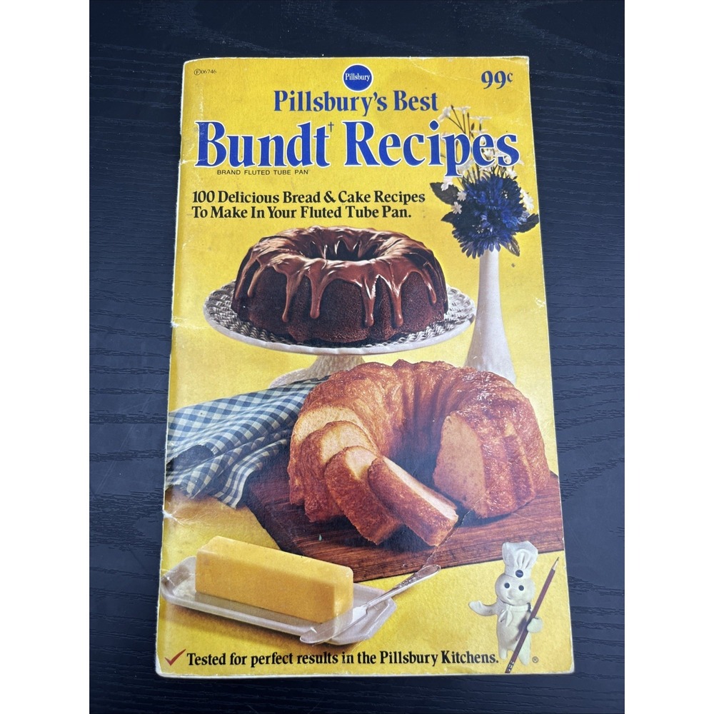 Pillsburys Best Bundt Recipes 1974 Vintage Cookbook Cake‎ Dessert Recipes